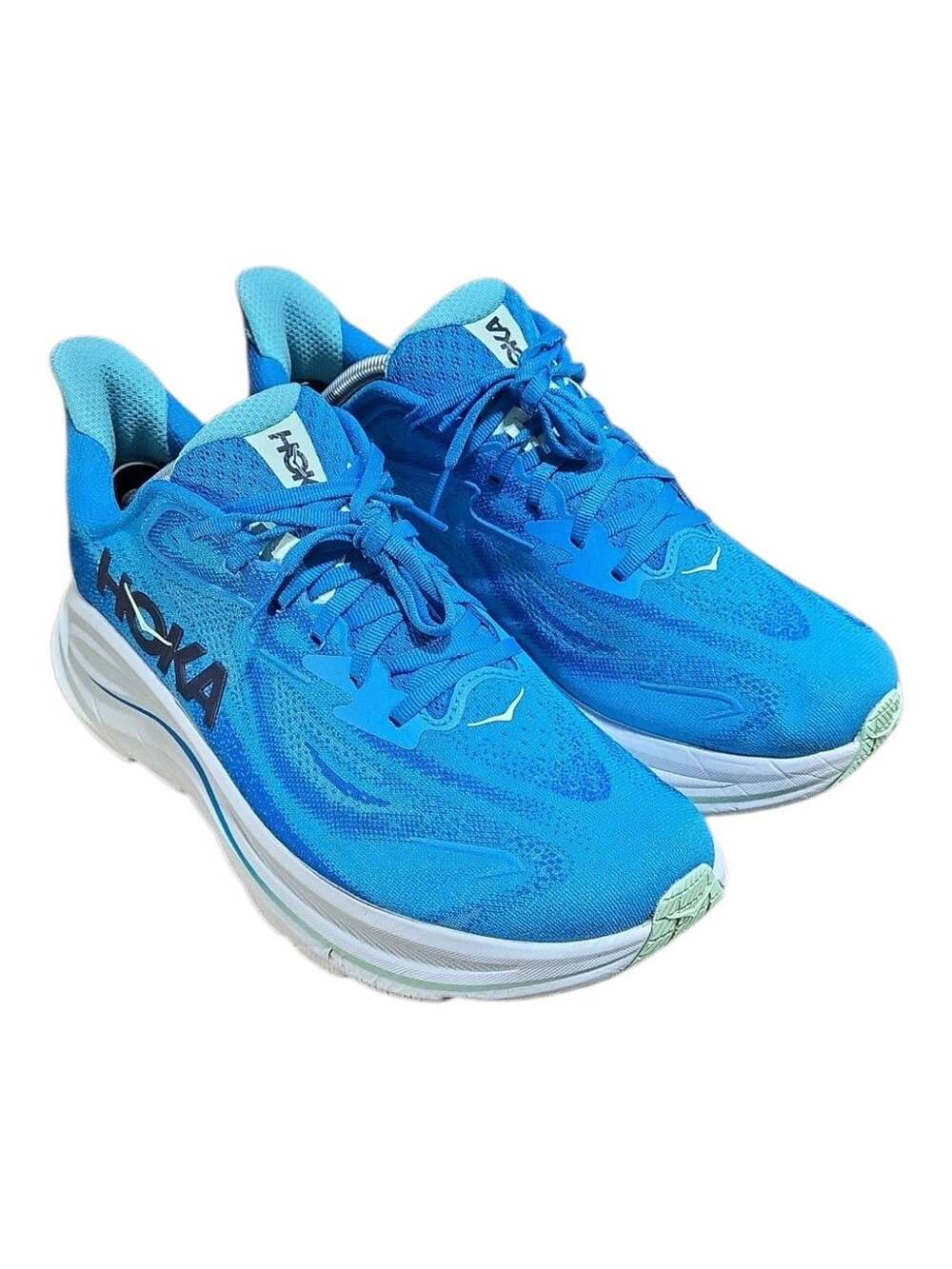Hoka Clifton 10 Running Shoes Blue Men's Size 11.5
